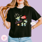 EMBROIDERED ALIENS - EXCLUSIVE TO MoM - WOMENS BOXY T-SHIRT
