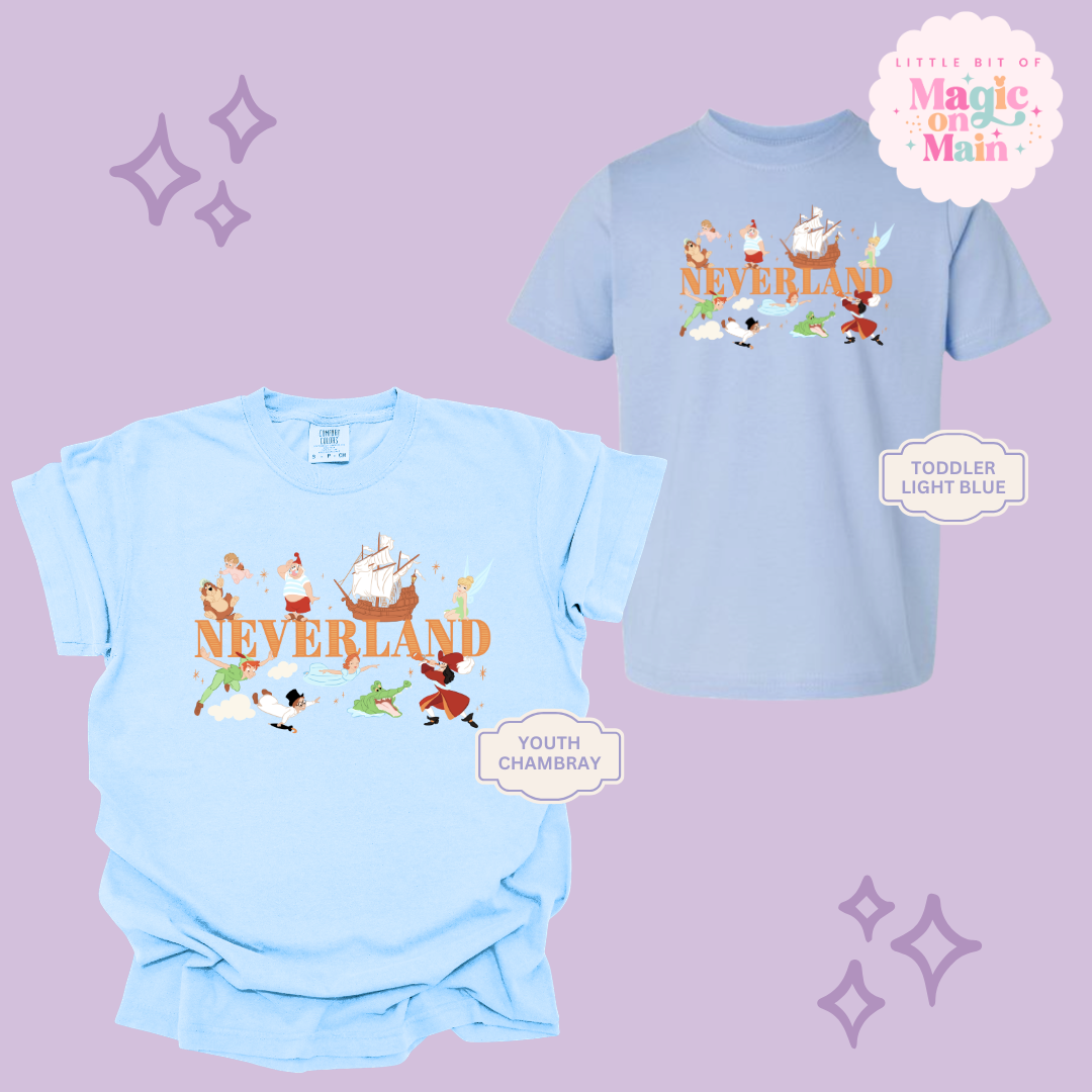 PRINTED NEVERLAND - EXCLUSIVE TO MoM - YOUTH/TODDLER 10049