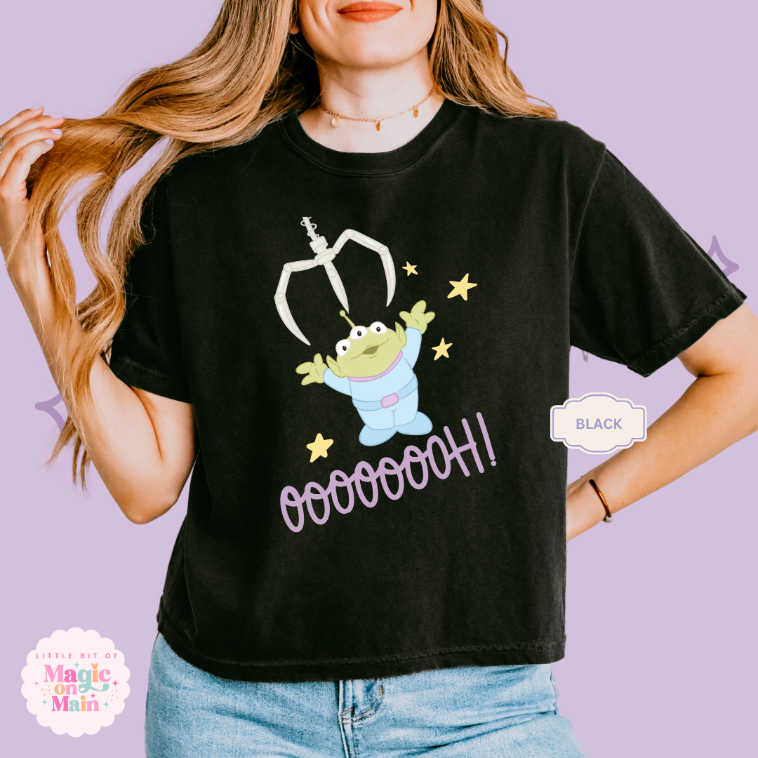 PRINTED ALIEN CLAW - EXCLUSIVE TO MoM-  WOMENS BOXY T-SHIRT