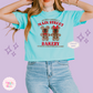 EMBROIDERED MAIN STREET BAKERY RED - WOMENS BOXY T-SHIRT