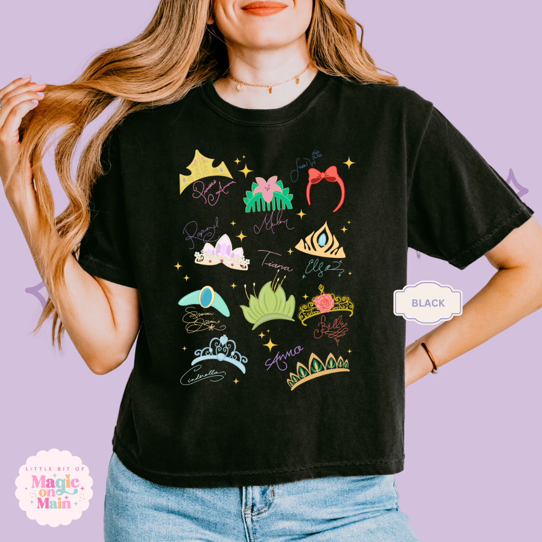 PRINTED CROWNS -  WOMENS BOXY T-SHIRT