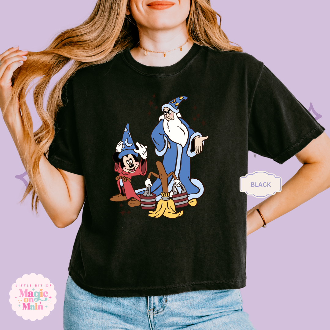 PRINTED SORCERER -  WOMENS BOXY T-SHIRT
