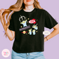 PRINTED ALIENS -  WOMENS BOXY T-SHIRT