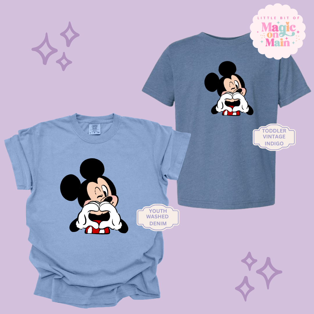 PRINTED MCKY HAND HEART - YOUTH/TODDLER 10016