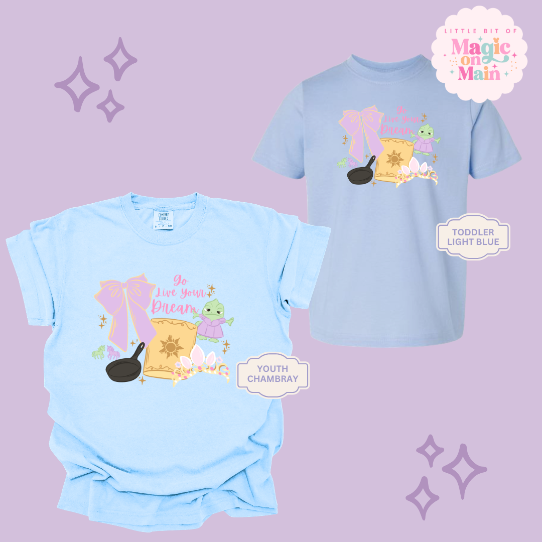 PRINTED GO LIVE YOUR DREAM - EXCLUSIVE TO MoM - YOUTH/TODDLER 10043