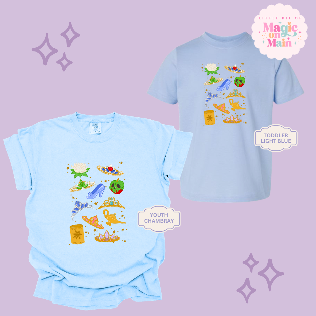 PRINTED PRINCESS ELEMENTS - YOUTH/TODDLER 10050