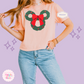 EMBROIDERED MICKEY WREATH - EXCLUSIVE TO MoM - WOMENS BOXY T-SHIRT