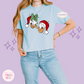 PRINTED DONALD & DAISY CHRISTMAS - WOMENS BOXY T-SHIRT