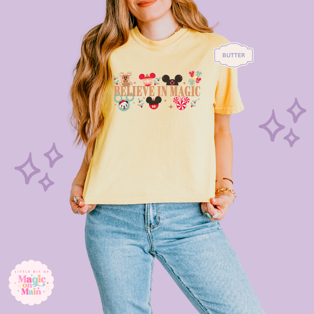 PRINTED BELIEVE IN MAGIC - EXCLUSIVE TO MoM - WOMENS BOXY T-SHIRT