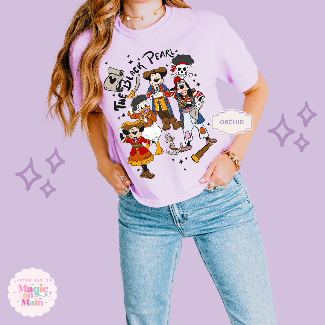 PRINTED PIRATES -  WOMENS BOXY T-SHIRT