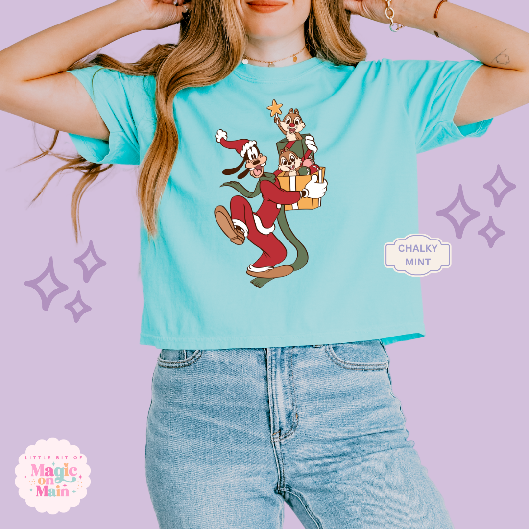 PRINTED GOOFY AND FRIENDS - WOMENS BOXY T-SHIRT