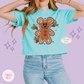 PRINTED GINGERBREAD - WOMENS BOXY T-SHIRT