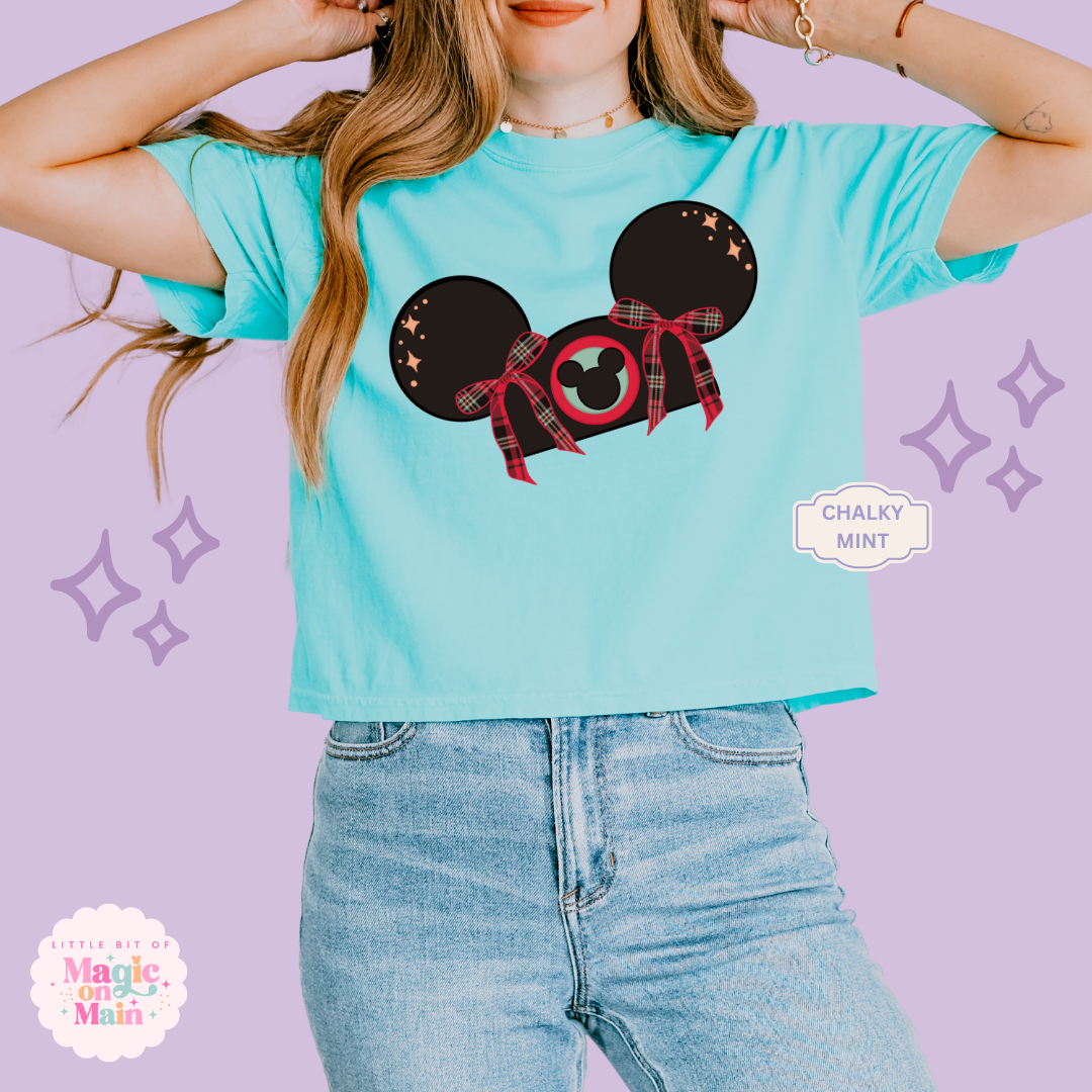 PRINTED CHRISTMAS HAT - EXCLUSIVE TO MoM - WOMENS BOXY T-SHIRT