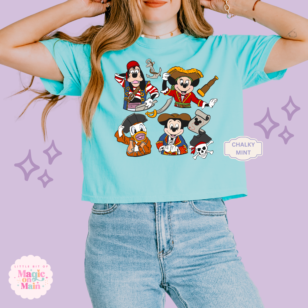 PRINTED PIRATES 2 -  WOMENS BOXY T-SHIRT