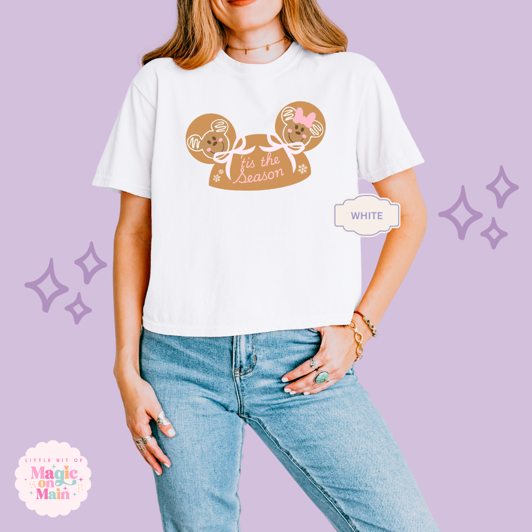 PRINTED GINGERBREAD HAT - EXCLUSIVE TO MoM - WOMENS BOXY T-SHIRT