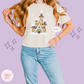 EMBROIDERED EMBROIDERED GINGERBREAD CASTLE - EXCLUSIVE TO MoM - WOMENS BOXY T-SHIRT