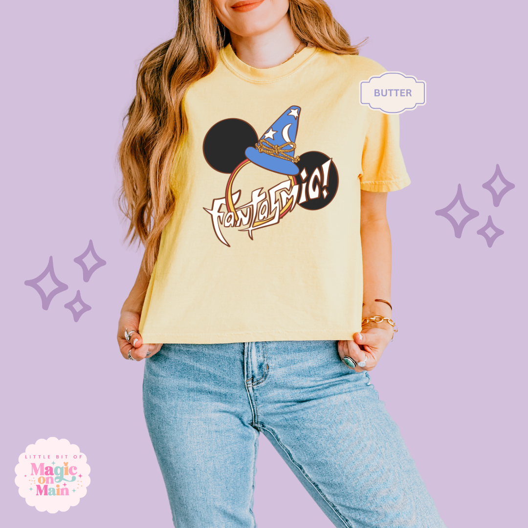 PRINTED FANTASMIC EARS -  WOMENS BOXY T-SHIRT