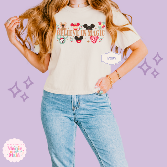 PRINTED BELIEVE IN MAGIC - EXCLUSIVE TO MoM - WOMENS BOXY T-SHIRT