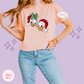 PRINTED DONALD & DAISY CHRISTMAS - WOMENS BOXY T-SHIRT