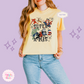 PRINTED SUPER CHRISTMAS - WOMENS BOXY T-SHIRT