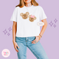 PRINTED GINGERBREAD MICKEY & MINNIE - EXCLUSIVE TO MoM - WOMENS BOXY T-SHIRT