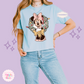PRINTED MINNIE CHRISTMAS - WOMENS BOXY T-SHIRT
