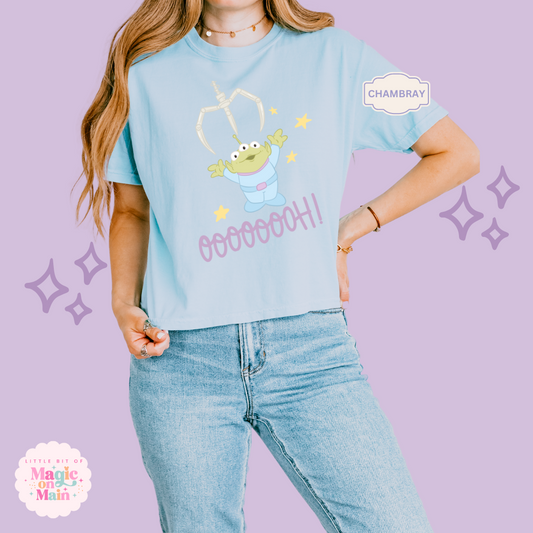PRINTED ALIEN CLAW - EXCLUSIVE TO MoM-  WOMENS BOXY T-SHIRT