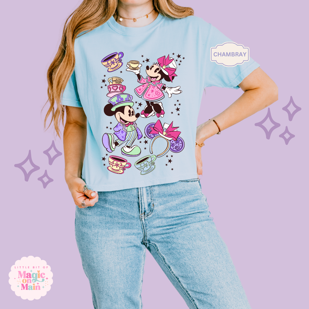 PRINTED MINNIES WONDERLAND -  WOMENS BOXY T-SHIRT