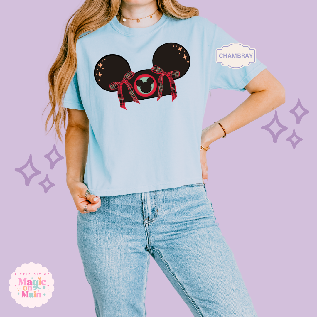 PRINTED CHRISTMAS HAT - EXCLUSIVE TO MoM - WOMENS BOXY T-SHIRT