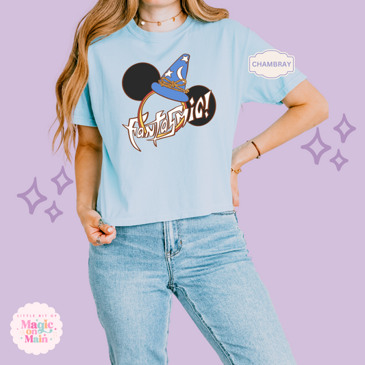 PRINTED FANTASMIC EARS -  WOMENS BOXY T-SHIRT