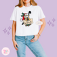 EMBROIDERED PLUTO CHRISTMAS - WOMENS BOXY T-SHIRT