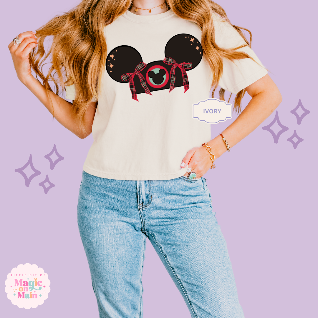 PRINTED CHRISTMAS HAT - EXCLUSIVE TO MoM - WOMENS BOXY T-SHIRT