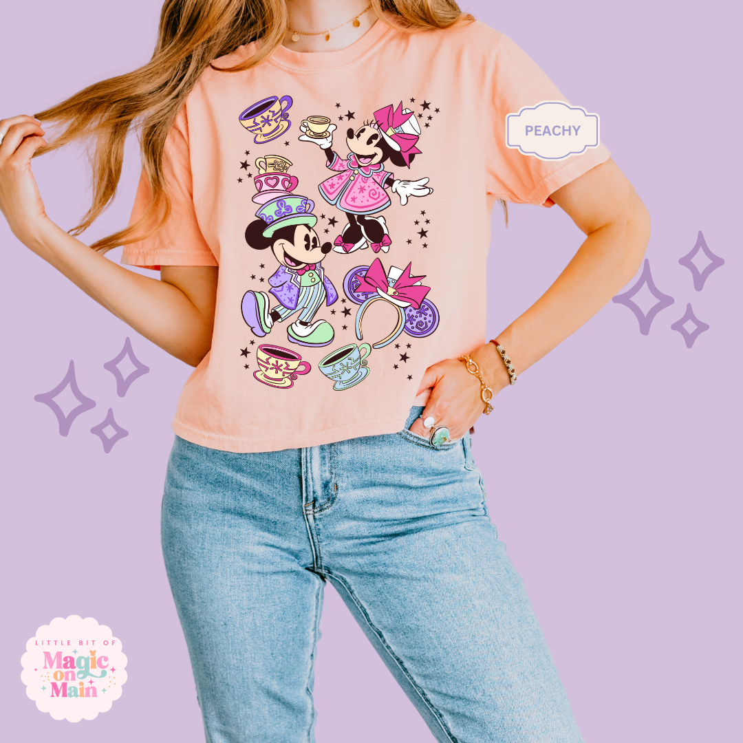 PRINTED MINNIES WONDERLAND -  WOMENS BOXY T-SHIRT