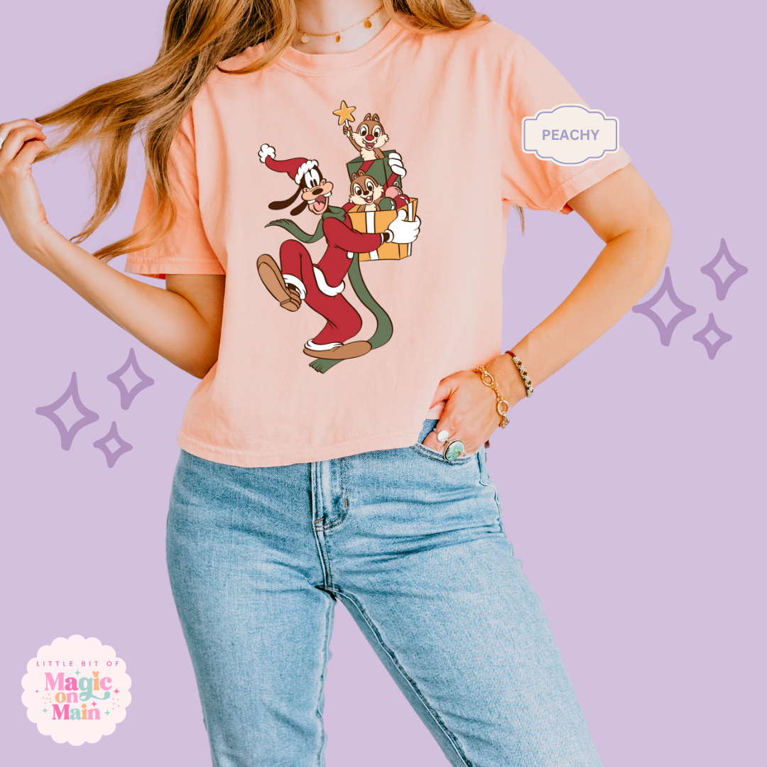 PRINTED GOOFY AND FRIENDS - WOMENS BOXY T-SHIRT
