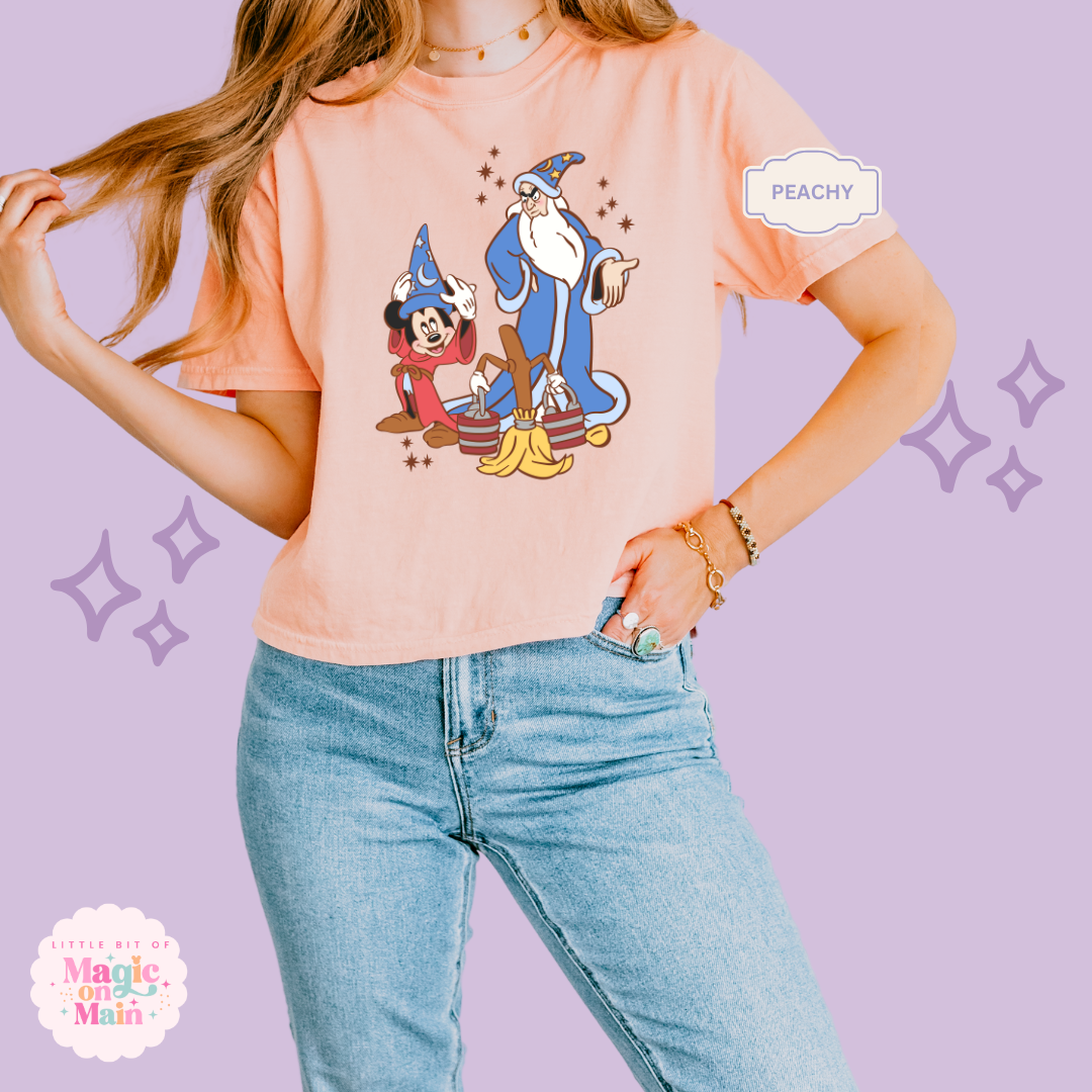 PRINTED SORCERER -  WOMENS BOXY T-SHIRT