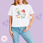 EMBROIDERED ALIENS - EXCLUSIVE TO MoM - WOMENS BOXY T-SHIRT