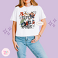 PRINTED SUPER CHRISTMAS - WOMENS BOXY T-SHIRT