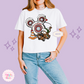 PRINTED SEASONS SPEEDINGS - WOMENS BOXY T-SHIRT
