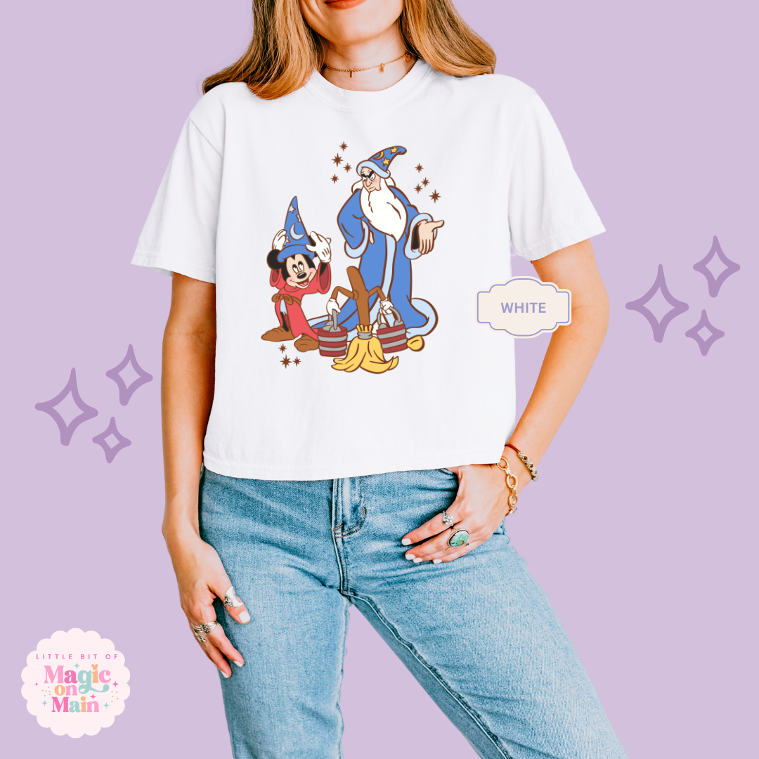 PRINTED SORCERER -  WOMENS BOXY T-SHIRT
