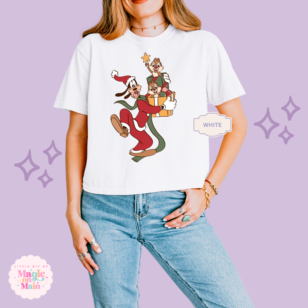 PRINTED GOOFY AND FRIENDS - WOMENS BOXY T-SHIRT