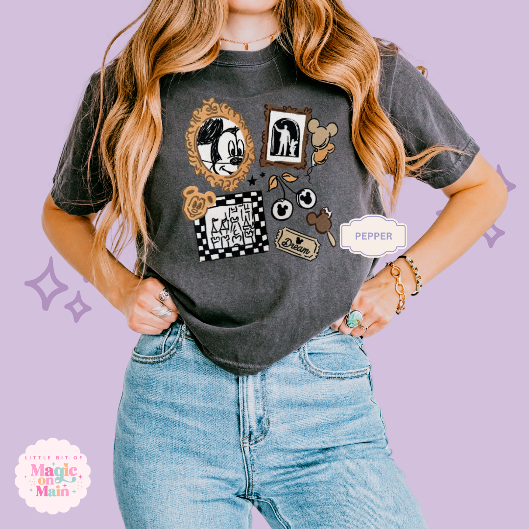EMBROIDERED NEUTRAL MCKY - WOMENS BOXY T-SHIRT 10039
