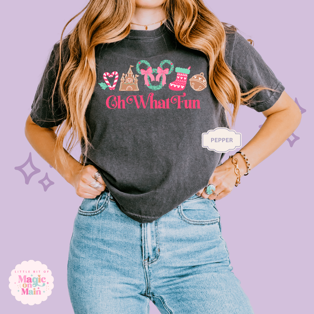 PRINTED OH WHAT FUN - EXCLUSIVE TO MoM - WOMENS BOXY T-SHIRT