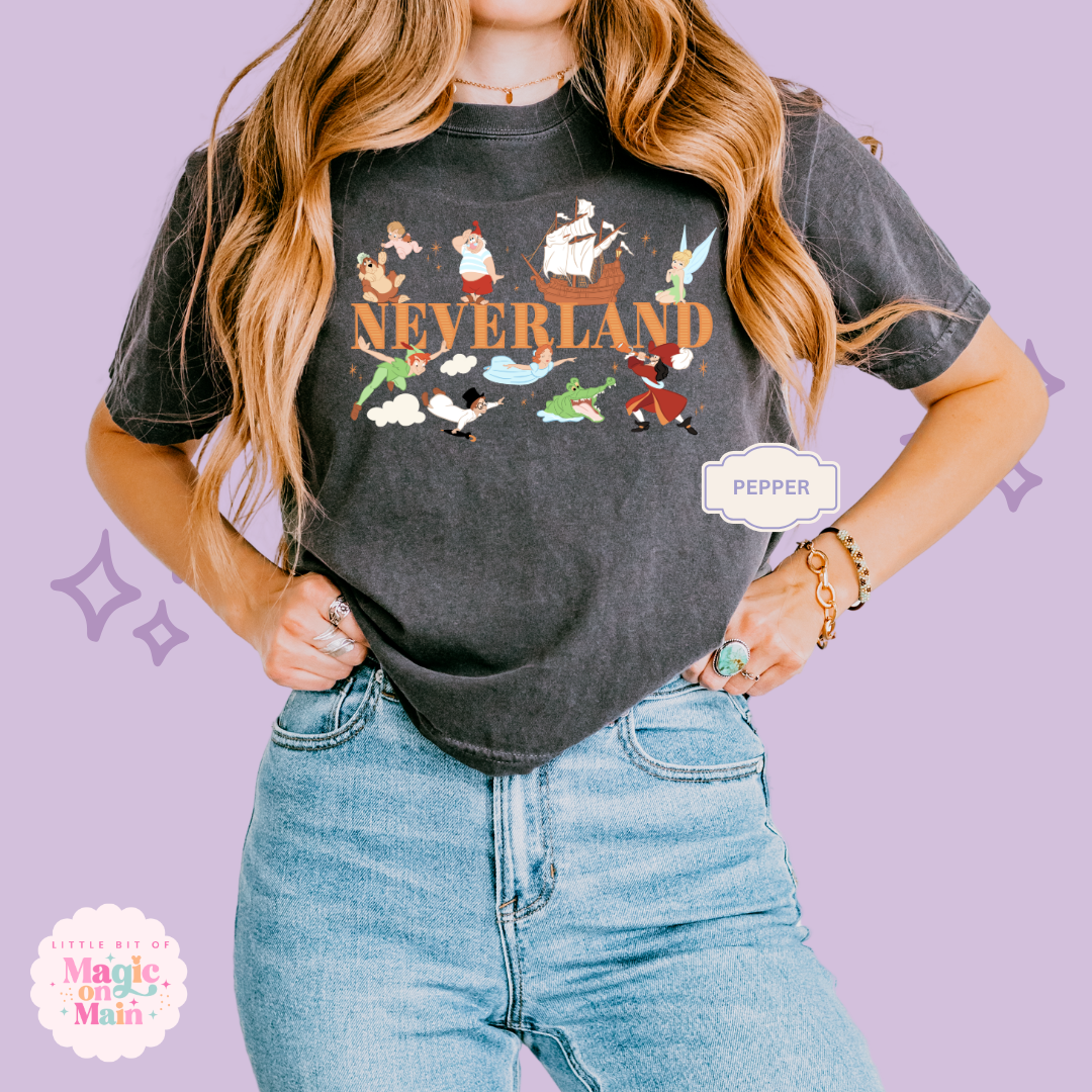 PRINTED NEVERLAND - EXCLUSIVE TO MoM - WOMENS BOXY T-SHIRT 10049