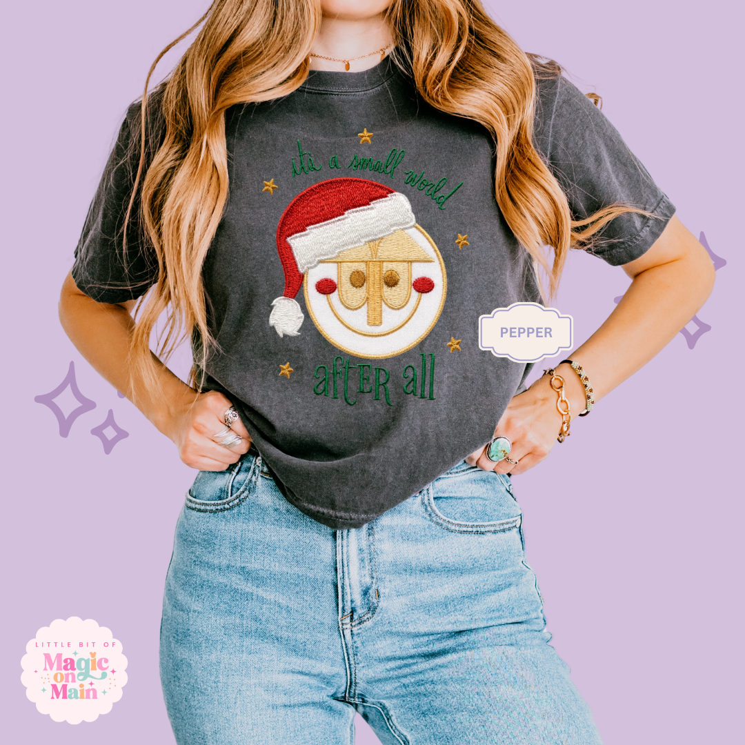 EMBROIDERED SML WORLD - EXCLUSIVE TO MOM - WOMENS BOXY T-SHIRT