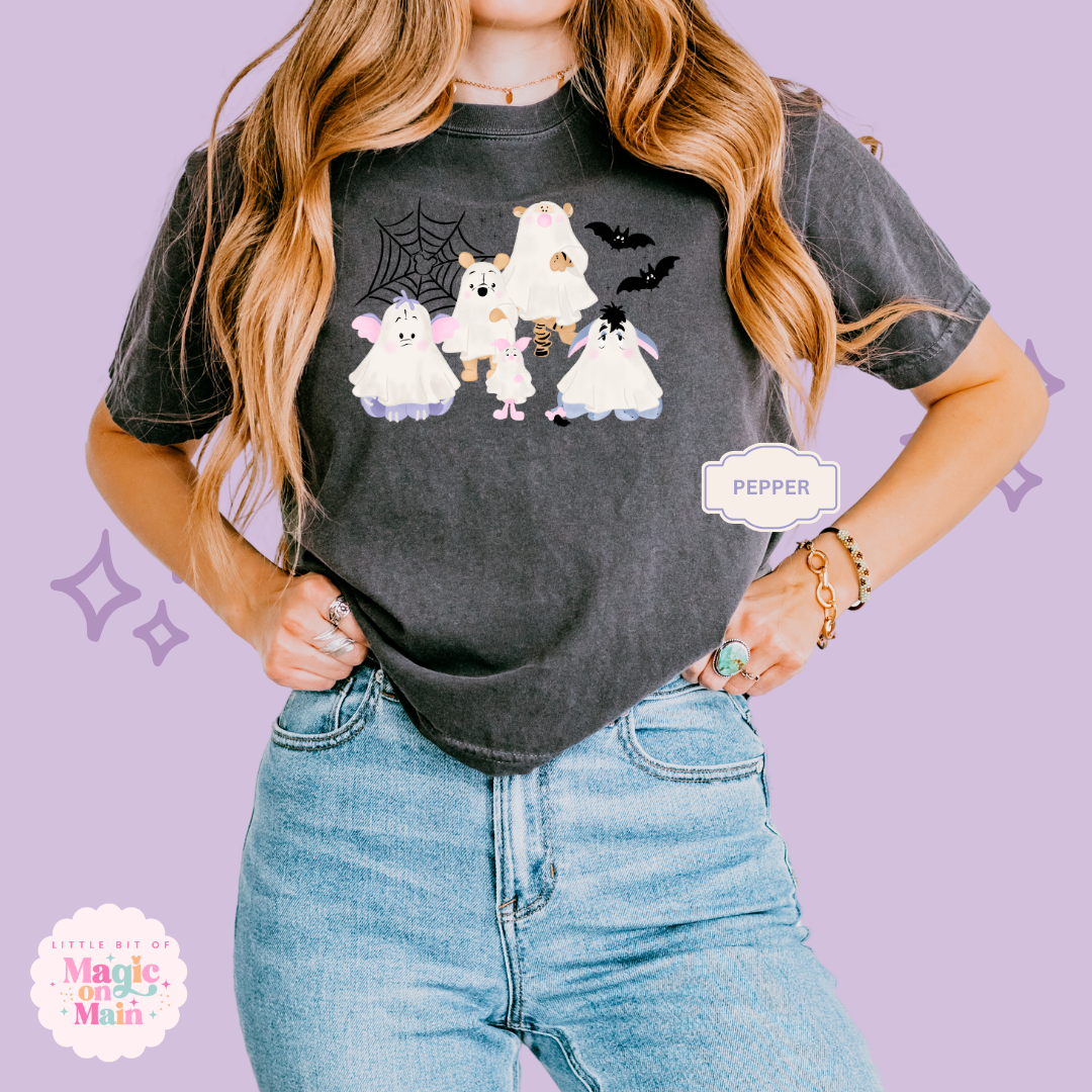 PRINTED WINNIE THE BOO - EXCLUSIVE TO MoM - WOMENS BOXY T-SHIRT