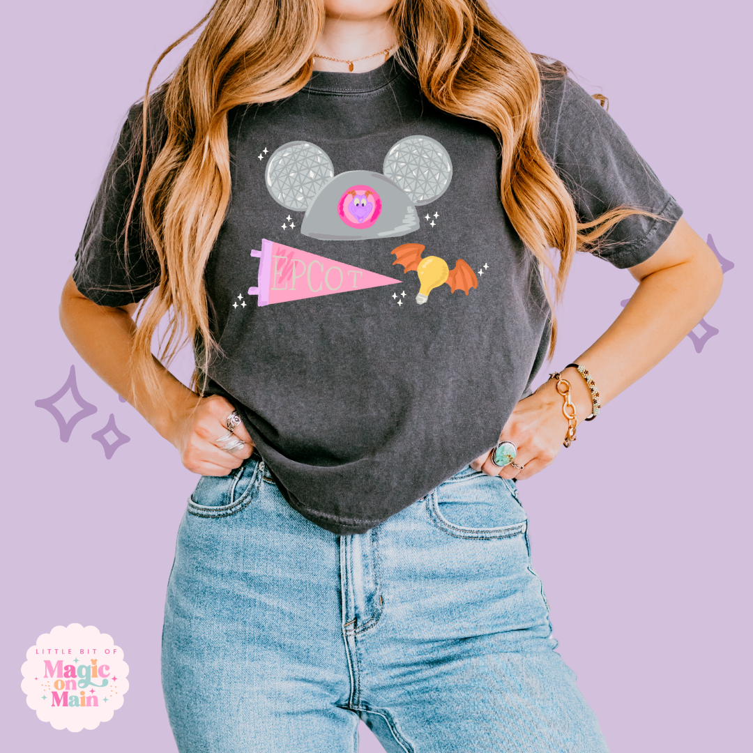 PRINTED EPCOT GIRLIE - EXCLUSIVE TO MoM - WOMENS BOXY T-SHIRT 10042