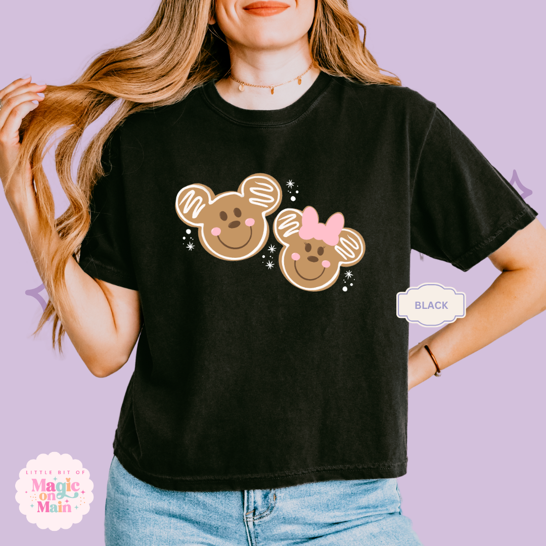 PRINTED GINGERBREAD - EXCLUSIVE TO MoM - WOMENS BOXY T-SHIRT