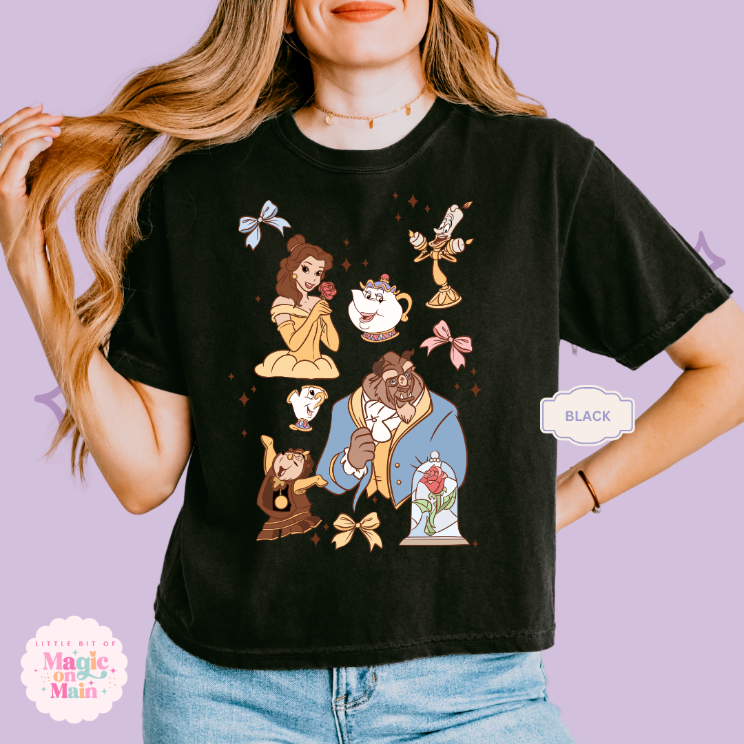 PRINTED BELLE - WOMENS BOXY T-SHIRT 10044