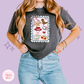 PRINTED GIRLIE POP STAMP -  WOMENS BOXY T-SHIRT 10002