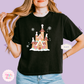 PRINTED GINGERBREAD CASTLE - EXCLUSIVE TO MoM - WOMENS BOXY T-SHIRT